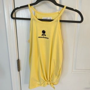 Abercrombie and Fitch Girls Yellow Tank (13/14)